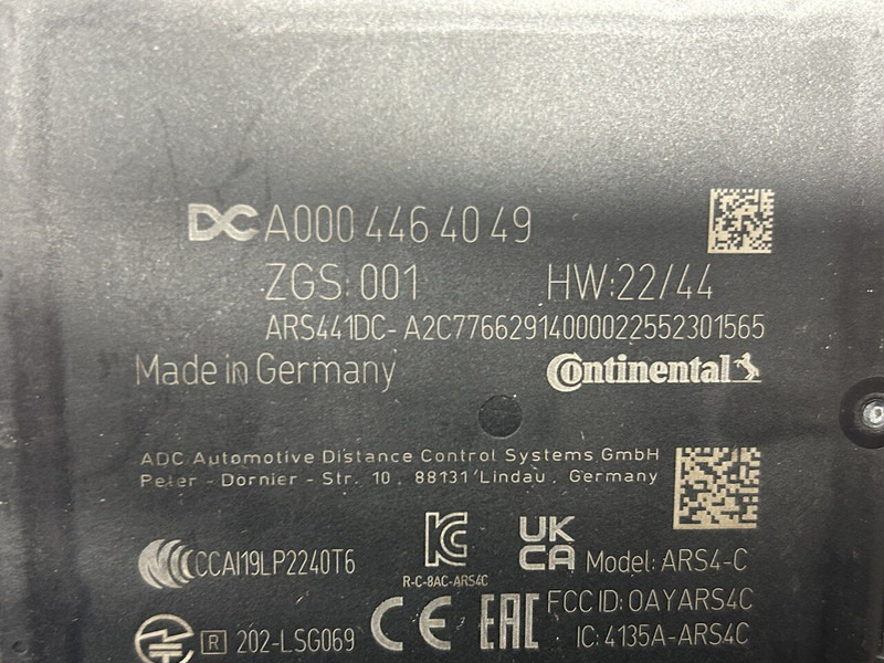 Mercedes-Benz radar sensor, distronic - مِکشاف - شاحنة: صور 4 Mercedes-Benz radar sensor, distronic - مِکشاف - شاحنة: صور 4