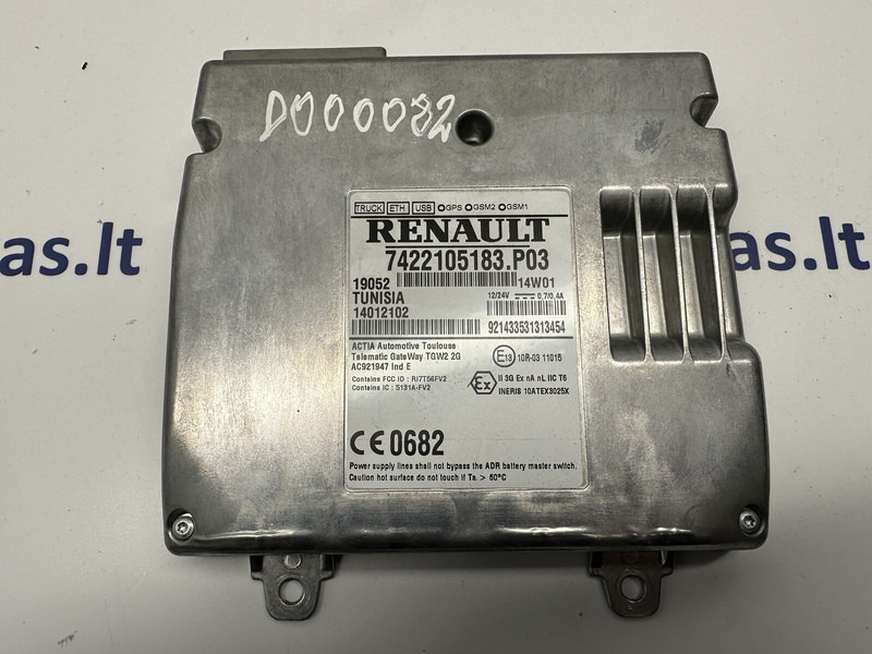 Renault Telematic Gateway TGW2 - كتلة التحكم - شاحنة: صور 1 Renault Telematic Gateway TGW2 - كتلة التحكم - شاحنة: صور 1