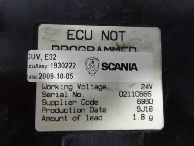 Scania CUV E32 - كتلة التحكم - شاحنة: صور 2 Scania CUV E32 - كتلة التحكم - شاحنة: صور 2