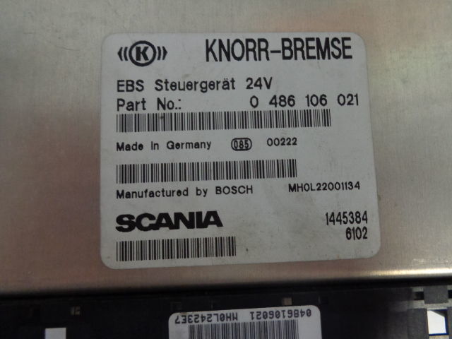 Scania EBS control units 1863489, 1888379, 1863280, 1860636, 1766306, 1 - كتلة التحكم - شاحنة: صور 4 Scania EBS control units 1863489, 1888379, 1863280, 1860636, 1766306, 1 - كتلة التحكم - شاحنة: صور 4
