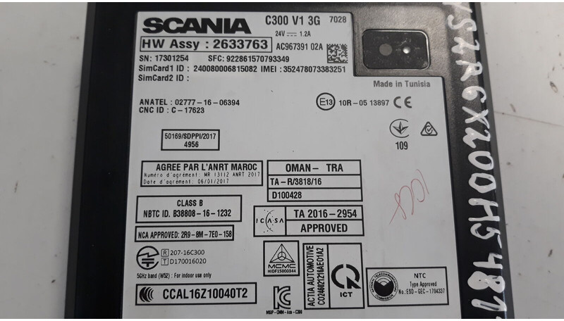 Scania RTC C300 control unit - كتلة التحكم - شاحنة: صور 3 Scania RTC C300 control unit - كتلة التحكم - شاحنة: صور 3