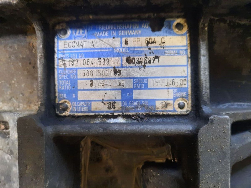 Iveco ZF 6HP604C Cursor 8. 6HP594C - علبة التروس: صور 2 Iveco ZF 6HP604C Cursor 8. 6HP594C - علبة التروس: صور 2