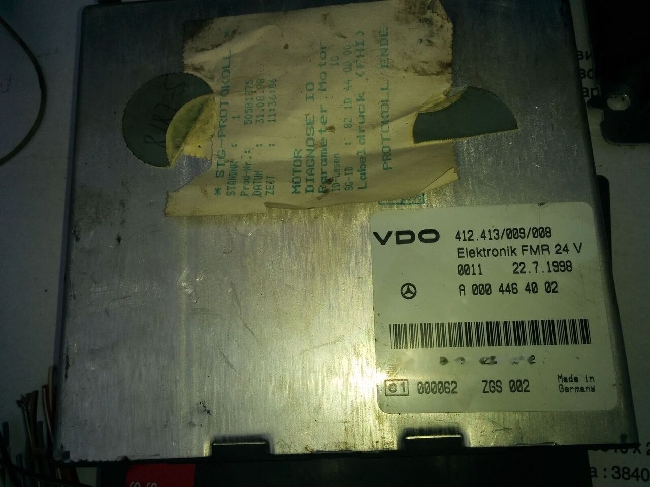 MAN VDO 412.409/007/002. 412.413.009\008 . 412.413.005.003 - كتلة التحكم - حافلة: صور 4 MAN VDO 412.409/007/002. 412.413.009\008 . 412.413.005.003 - كتلة التحكم - حافلة: صور 4