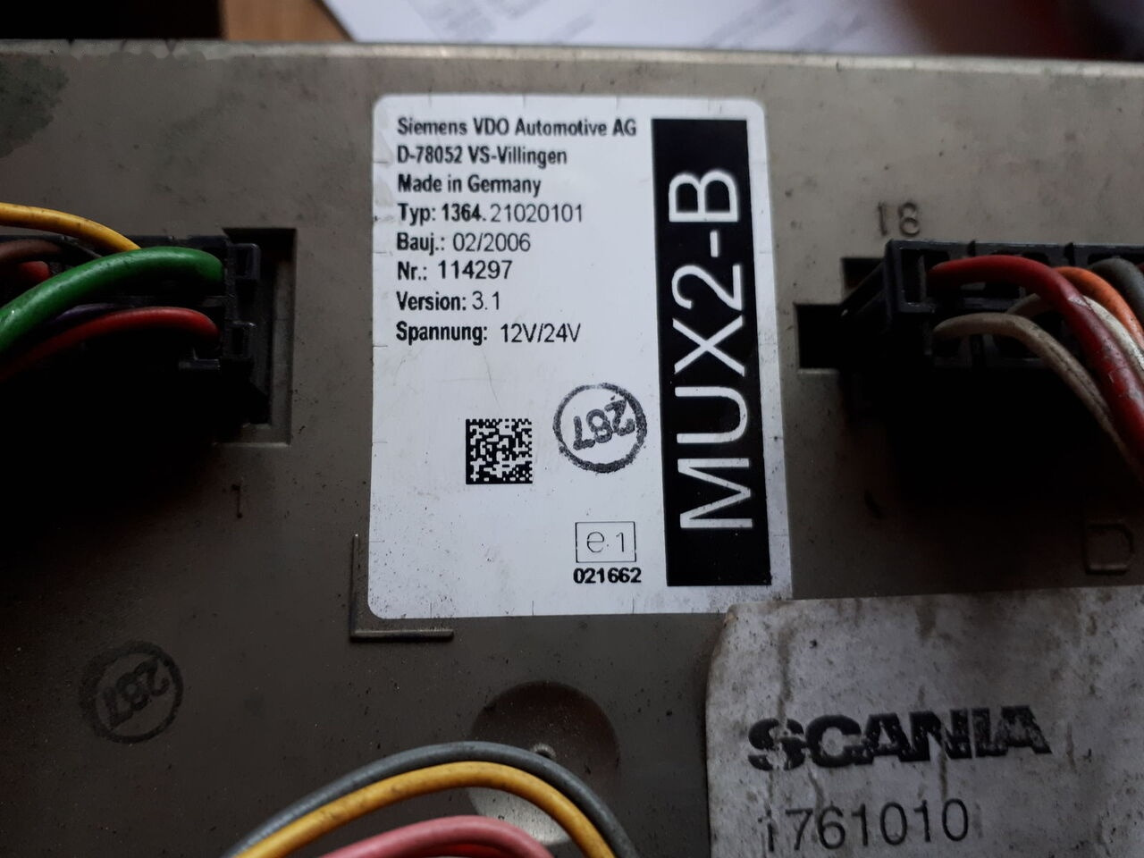 Scania MUX2-B MUX2-M.MUX2-B+/ ZR2-BS/ ZR2-BD Scania Neoplan - كتلة التحكم - حافلة: صور 4 Scania MUX2-B MUX2-M.MUX2-B+/ ZR2-BS/ ZR2-BD Scania Neoplan - كتلة التحكم - حافلة: صور 4