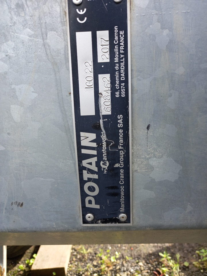 رافعة ذاتية التركيب Potain IGO 22: صور 7