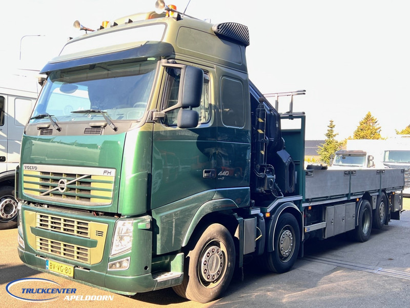 Volvo FH 440 HIAB 800 E4, 8x2 - شاحنات مسطحة, شاحنة كرين: صور 3 Volvo FH 440 HIAB 800 E4, 8x2 - شاحنات مسطحة, شاحنة كرين: صور 3