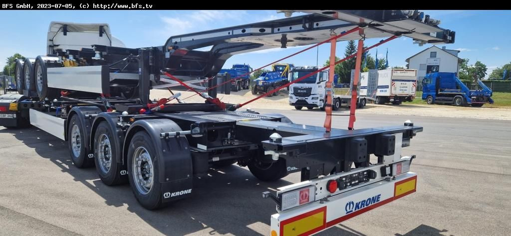 Krone Container Chassi SDC 27 eLTU5-2 Krone Container Chassi SDC 27 eLTU5-2 - شاحنات الحاويات/ جسم علوي قابل للتغيير نصف مقطورة: صور 1 Krone Container Chassi SDC 27 eLTU5-2 Krone Container Chassi SDC 27 eLTU5-2 - شاحنات الحاويات/ جسم علوي قابل للتغيير نصف مقطورة: صور 1