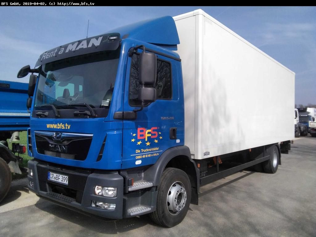 MAN TGM 15.250 4x2 BL Koffer LBW - بصندوق مغلق شاحنة: صور 1 MAN TGM 15.250 4x2 BL Koffer LBW - بصندوق مغلق شاحنة: صور 1