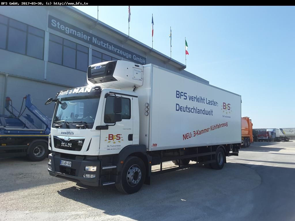 MAN TGM 18.290 4x2 LL Carrier Supra 1250MT, Längs!, - مبردة شاحنة: صور 1 MAN TGM 18.290 4x2 LL Carrier Supra 1250MT, Längs!, - مبردة شاحنة: صور 1