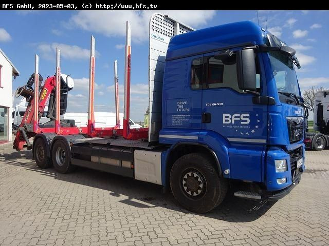 MAN TGS 26.510 6x4 H-4BL NEU ZF Getriebe + NEU Kuppl - شاحنة قطع الأشجار: صور 2 MAN TGS 26.510 6x4 H-4BL NEU ZF Getriebe + NEU Kuppl - شاحنة قطع الأشجار: صور 2