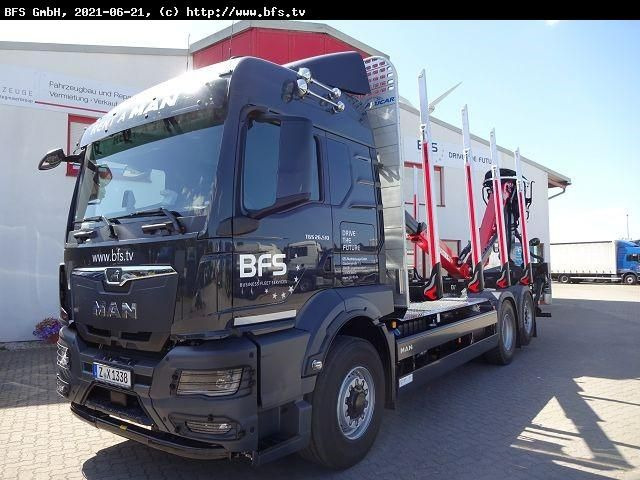 MAN TGS (TG3) 26.510 6x4H-4 BL CH Kurzholz Bio Öl - شاحنة قطع الأشجار: صور 1 MAN TGS (TG3) 26.510 6x4H-4 BL CH Kurzholz Bio Öl - شاحنة قطع الأشجار: صور 1