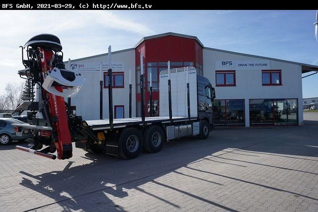 MAN TGX (TG3) 26.510 6x4 BL TG3, Plateau Aufbau - شاحنة قطع الأشجار: صور 4 MAN TGX (TG3) 26.510 6x4 BL TG3, Plateau Aufbau - شاحنة قطع الأشجار: صور 4