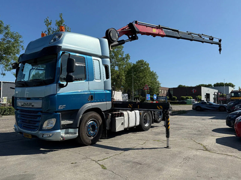 DAF CF 440 6X2 EURO 6 + HMF 3220-K5 REMOTE 5E & 6E FUNCTIE - شاحنة كرين: صور 1 DAF CF 440 6X2 EURO 6 + HMF 3220-K5 REMOTE 5E & 6E FUNCTIE - شاحنة كرين: صور 1