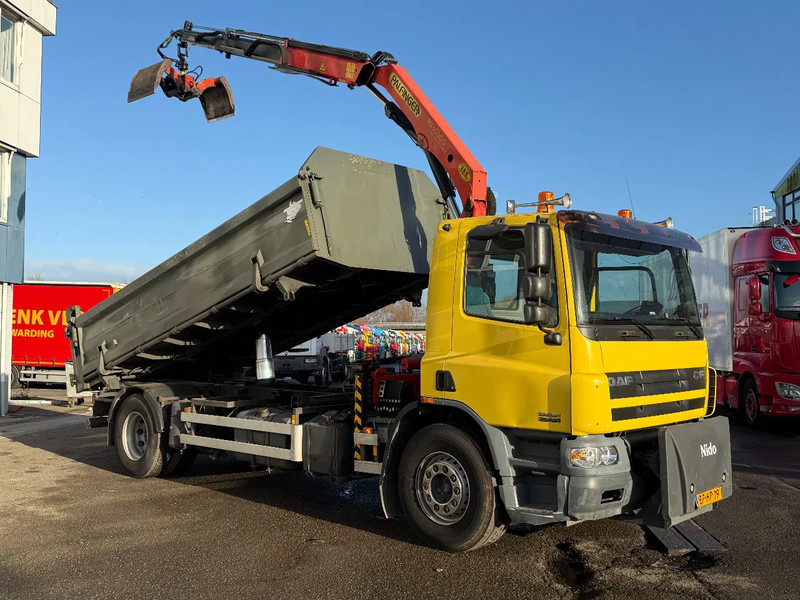 DAF CF 75.250 4X2 + PALFINGER PK10000 + 3-SIDE TIPPER 12 TON - قلابات, شاحنة كرين: صور 2 DAF CF 75.250 4X2 + PALFINGER PK10000 + 3-SIDE TIPPER 12 TON - قلابات, شاحنة كرين: صور 2
