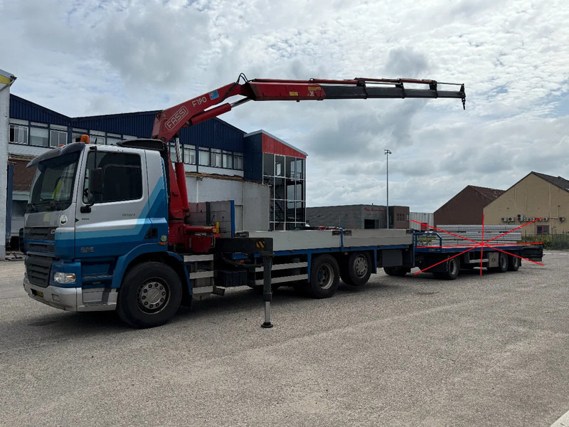 DAF CF 85.380 6X2 + FASSI F190A.24 + REMOTE + WINCH - شاحنات مسطحة, شاحنة كرين: صور 1 DAF CF 85.380 6X2 + FASSI F190A.24 + REMOTE + WINCH - شاحنات مسطحة, شاحنة كرين: صور 1