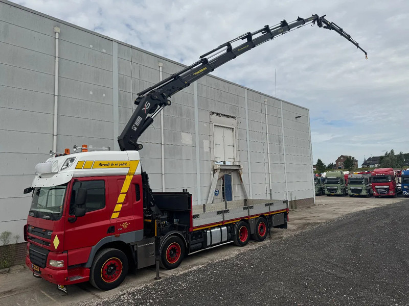 DAF CF 85.460 8X2 HIAB 477E-7 + JIB 75X + REMOTE CONTROL - شاحنات مسطحة, شاحنة كرين: صور 1 DAF CF 85.460 8X2 HIAB 477E-7 + JIB 75X + REMOTE CONTROL - شاحنات مسطحة, شاحنة كرين: صور 1