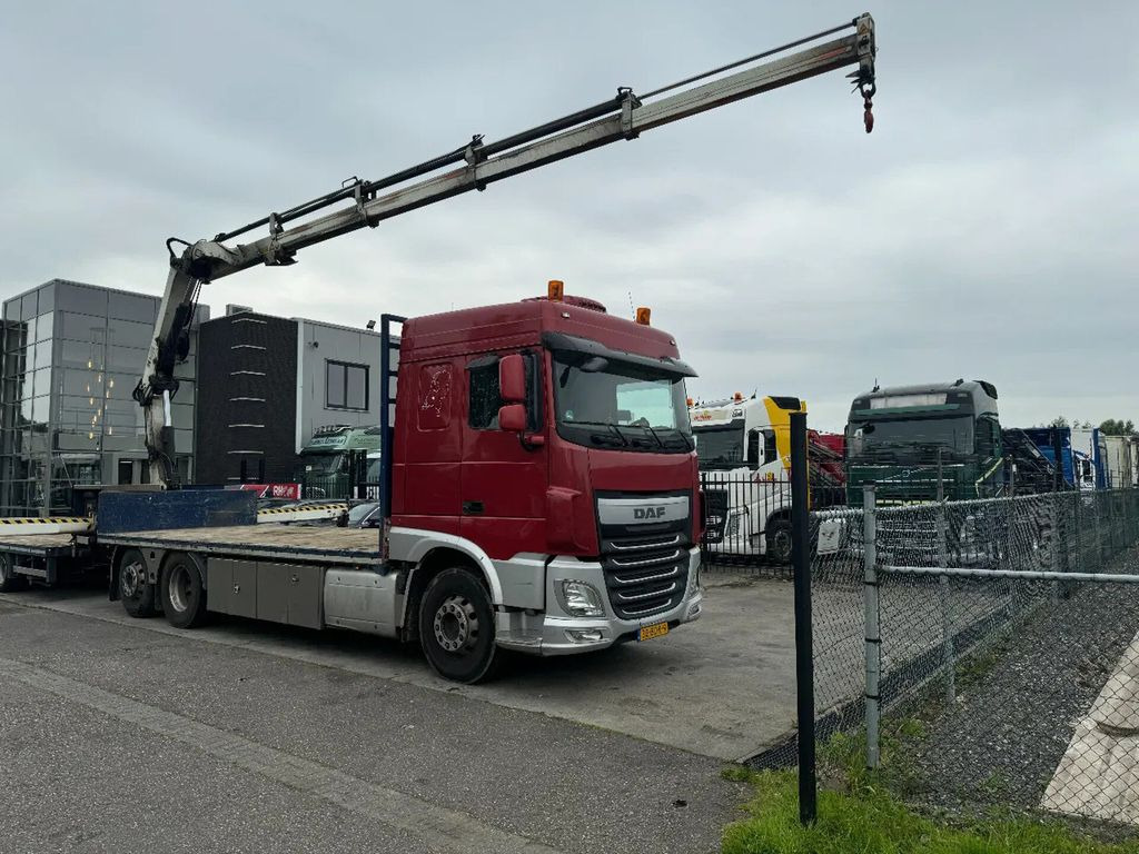 DAF XF 510 6X2 EURO 6 + HIAB 166 HI PRO + REMOTE CON - شاحنات مسطحة, شاحنة كرين: صور 2 DAF XF 510 6X2 EURO 6 + HIAB 166 HI PRO + REMOTE CON - شاحنات مسطحة, شاحنة كرين: صور 2