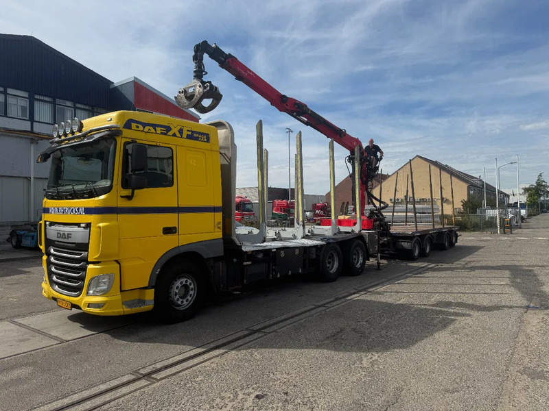 DAF XF 510 6X4 EURO 6 PALFINGER Q150Z + GRIJPER + KELBERG HANGER INTARDER - شاحنات مسطحة, شاحنة كرين: صور 4 DAF XF 510 6X4 EURO 6 PALFINGER Q150Z + GRIJPER + KELBERG HANGER INTARDER - شاحنات مسطحة, شاحنة كرين: صور 4