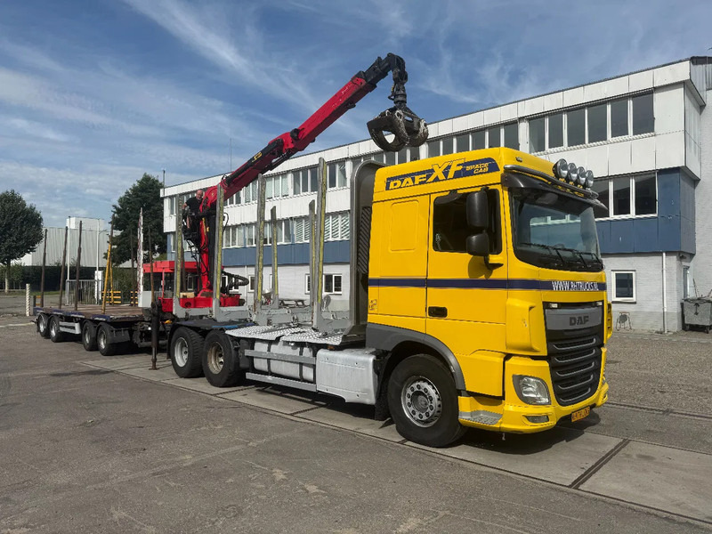 DAF XF 510 6X4 EURO 6 PALFINGER Q150Z + GRIJPER + KELBERG HANGER INTARDER - شاحنات مسطحة, شاحنة كرين: صور 3 DAF XF 510 6X4 EURO 6 PALFINGER Q150Z + GRIJPER + KELBERG HANGER INTARDER - شاحنات مسطحة, شاحنة كرين: صور 3