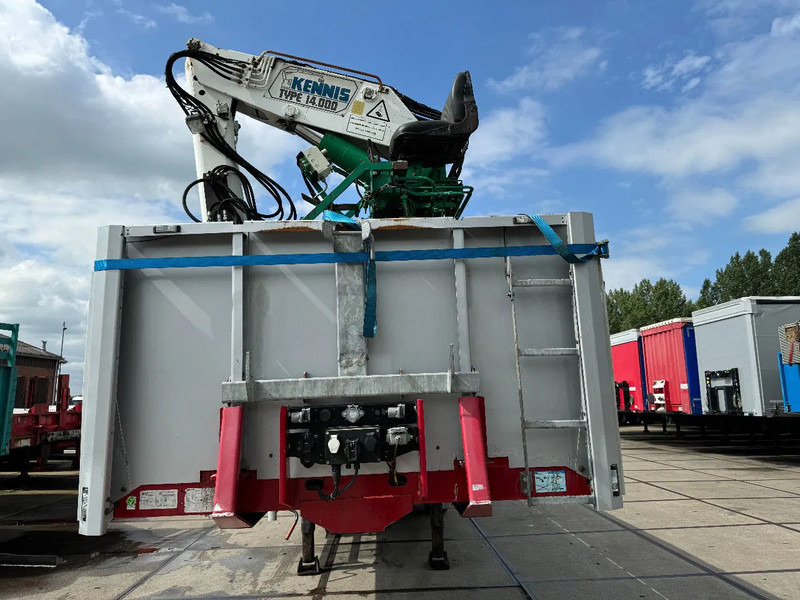 Floor FLO 18 30 S2 + KENNIS CRANE 3X STEERING AXLE - نصف مقطورة مسطحة: صور 2 Floor FLO 18 30 S2 + KENNIS CRANE 3X STEERING AXLE - نصف مقطورة مسطحة: صور 2