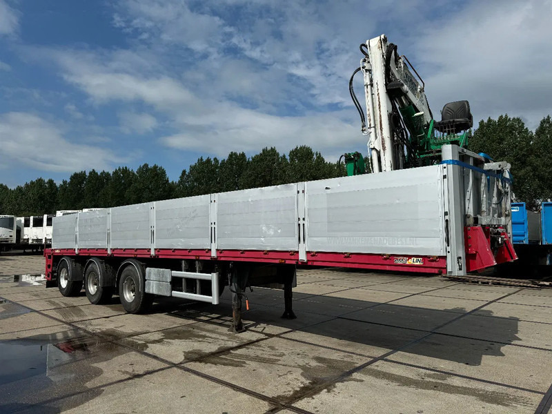 Floor FLO 18 30 S2 + KENNIS CRANE 3X STEERING AXLE - نصف مقطورة مسطحة: صور 1 Floor FLO 18 30 S2 + KENNIS CRANE 3X STEERING AXLE - نصف مقطورة مسطحة: صور 1