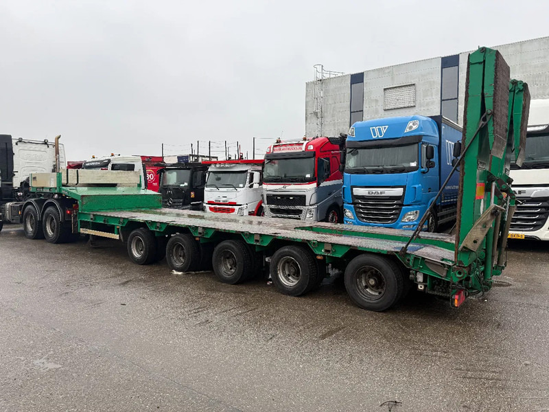 Goldhofer STZ-H5,5 ACLE, 3 AXLE FORCED STEERING, DOUBLE HYDRAULIC RAMPS, TUV TILL 11-11-2026 - عربة مسطحة منخفضة نصف مقطورة: صور 2 Goldhofer STZ-H5,5 ACLE, 3 AXLE FORCED STEERING, DOUBLE HYDRAULIC RAMPS, TUV TILL 11-11-2026 - عربة مسطحة منخفضة نصف مقطورة: صور 2