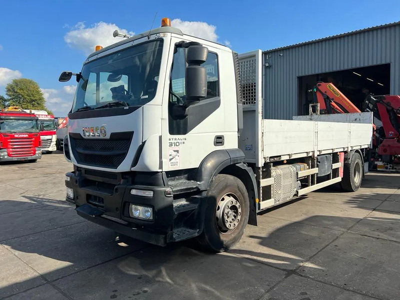 Iveco Stralis 310 PALFINGER PK14002 - MOTOR DEFECT - شاحنات مسطحة, شاحنة كرين: صور 1 Iveco Stralis 310 PALFINGER PK14002 - MOTOR DEFECT - شاحنات مسطحة, شاحنة كرين: صور 1
