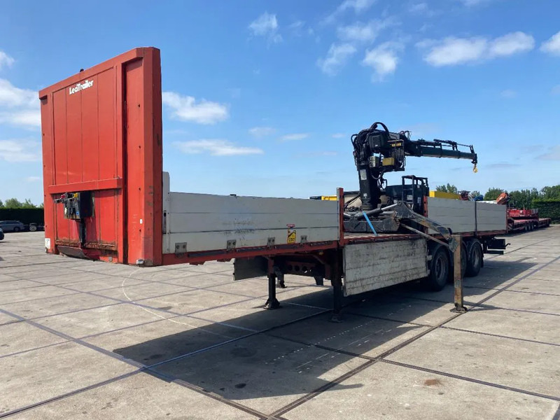 Lecitrailer MET HIAB R165 F3 - نصف مقطورة مسطحة: صور 1 Lecitrailer MET HIAB R165 F3 - نصف مقطورة مسطحة: صور 1