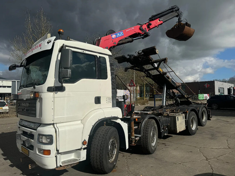 MAN TGA 35.440 8X2 - EURO 4 + HMF 2620K-RC 2018! + REMOTE + HYDRAUTO CABLE LIFT + LIFTING AXLE - شاحنة - نظام الكابلات, شاحنة كرين: صور 3 MAN TGA 35.440 8X2 - EURO 4 + HMF 2620K-RC 2018! + REMOTE + HYDRAUTO CABLE LIFT + LIFTING AXLE - شاحنة - نظام الكابلات, شاحنة كرين: صور 3