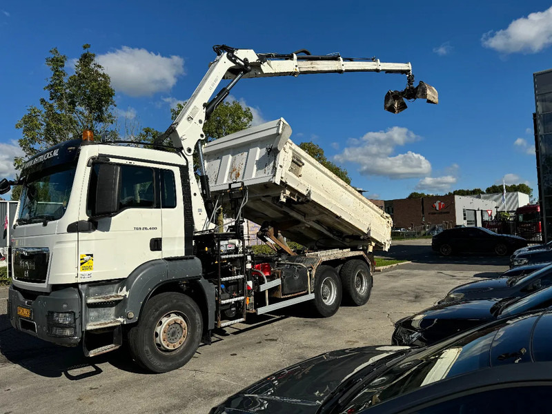 MAN TGS 26.400 6X4 HIAB 166D + REMOTE CONTROL + 2 WAYS KIPPER TÜV TILL 07-2025 - قلابات, شاحنة كرين: صور 1 MAN TGS 26.400 6X4 HIAB 166D + REMOTE CONTROL + 2 WAYS KIPPER TÜV TILL 07-2025 - قلابات, شاحنة كرين: صور 1