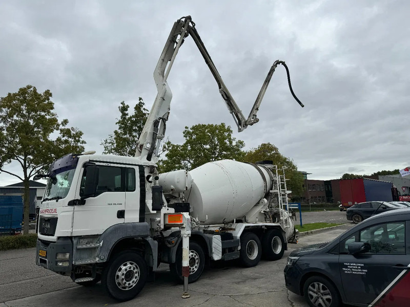 MAN TGS 35.400 8X4 PUTZMEISTER PUMP 21-3 + LIEBHERR MIXER - مضخة خرسانة: صور 2 MAN TGS 35.400 8X4 PUTZMEISTER PUMP 21-3 + LIEBHERR MIXER - مضخة خرسانة: صور 2