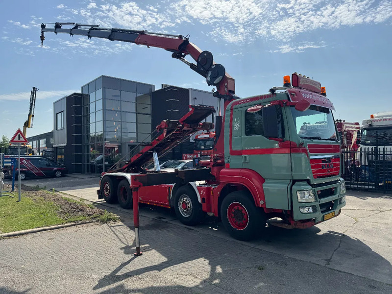 MAN TGS 35.480 8X4 HMF 2420 K5 + HMF ABLE + REMOTE CONTROL - شاحنة - نظام الكابلات, شاحنة كرين: صور 1 MAN TGS 35.480 8X4 HMF 2420 K5 + HMF ABLE + REMOTE CONTROL - شاحنة - نظام الكابلات, شاحنة كرين: صور 1