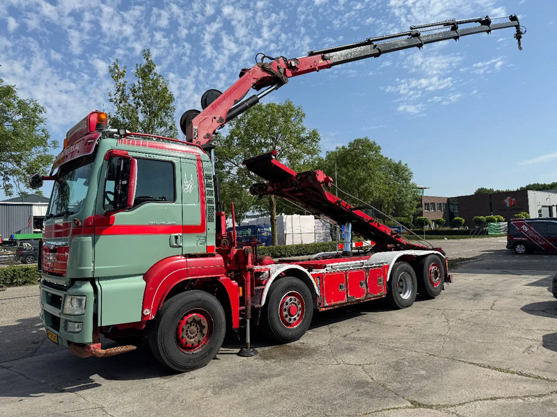MAN TGS 35.480 8X4 HMF 2420 K5 + HMF ABLE + REMOTE CONTROL - شاحنة - نظام الكابلات, شاحنة كرين: صور 2 MAN TGS 35.480 8X4 HMF 2420 K5 + HMF ABLE + REMOTE CONTROL - شاحنة - نظام الكابلات, شاحنة كرين: صور 2