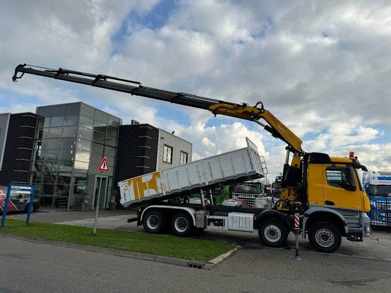 Mercedes-Benz Arocs 4448 8X4 + EURO 6 + FASSI F315 + REMOTE + KIPPER + STEERING AXLE - شاحنة كرين: صور 3 Mercedes-Benz Arocs 4448 8X4 + EURO 6 + FASSI F315 + REMOTE + KIPPER + STEERING AXLE - شاحنة كرين: صور 3