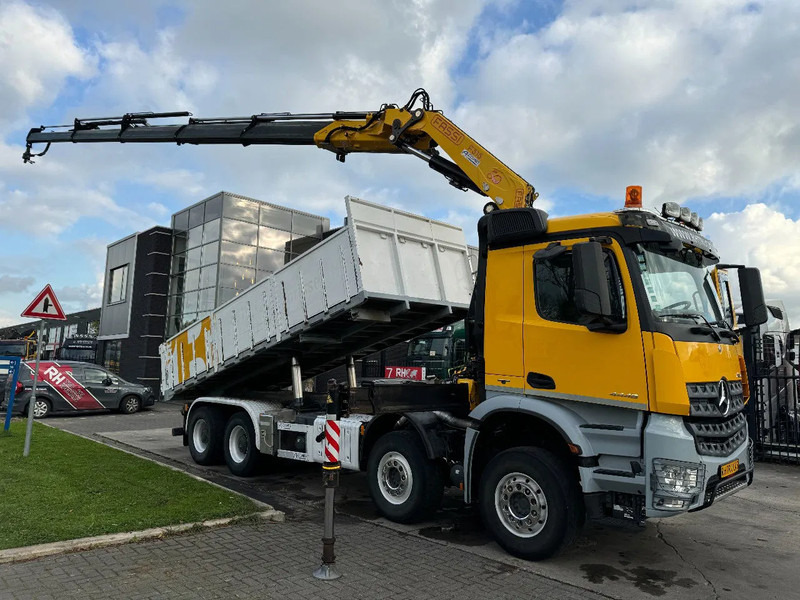 Mercedes-Benz Arocs 4448 8X4 + EURO 6 + FASSI F315 + REMOTE + KIPPER + STEERING AXLE - شاحنة كرين: صور 1 Mercedes-Benz Arocs 4448 8X4 + EURO 6 + FASSI F315 + REMOTE + KIPPER + STEERING AXLE - شاحنة كرين: صور 1