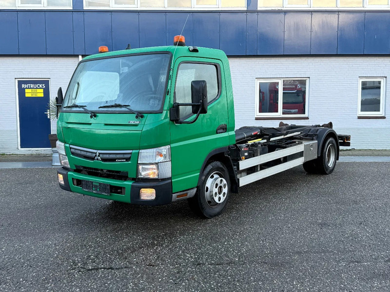 شاحنة ذات الخطاف Mitsubishi Canter 7C18 - EURO 6 + HIAB 5 TON HOOKLIFT: صور 8