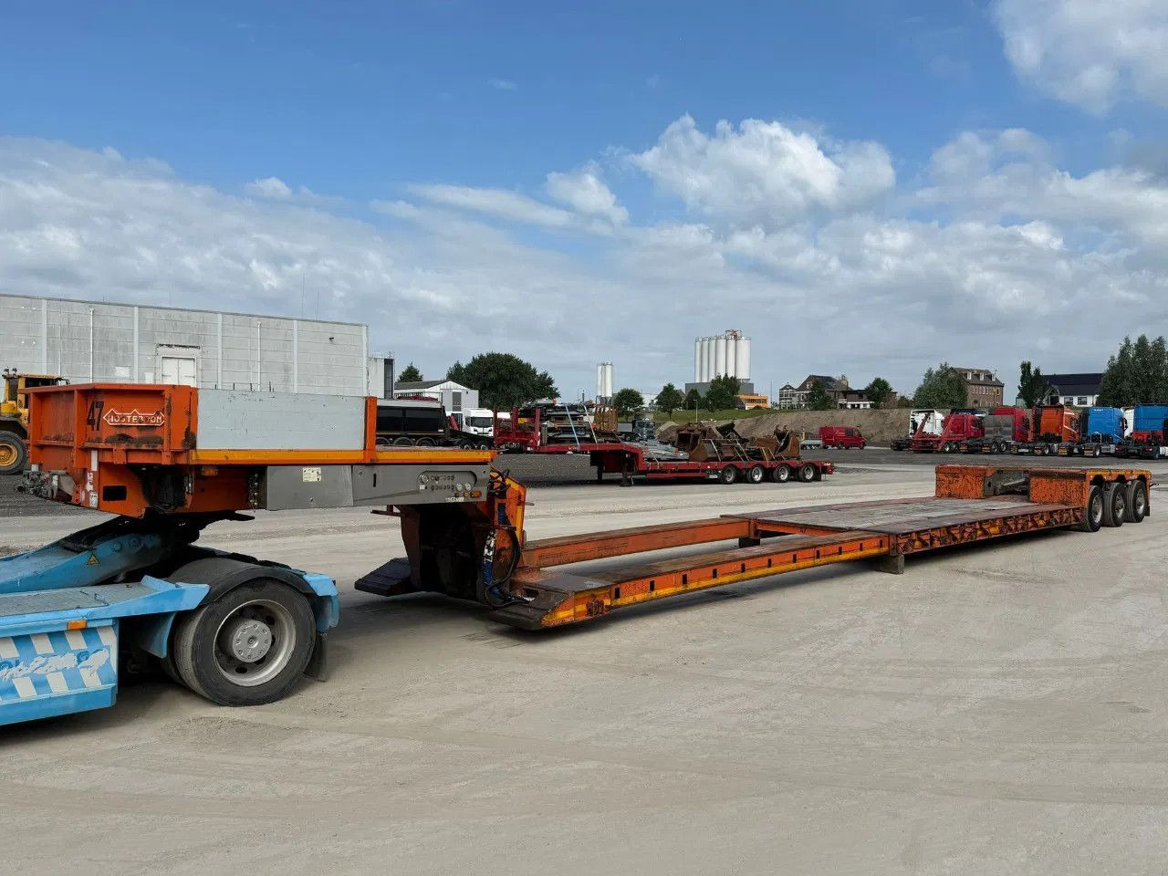 Nooteboom EURO-59-03 P 5,3 METER EXTANDABLE 3X STEERING - عربة مسطحة منخفضة نصف مقطورة: صور 2 Nooteboom EURO-59-03 P 5,3 METER EXTANDABLE 3X STEERING - عربة مسطحة منخفضة نصف مقطورة: صور 2