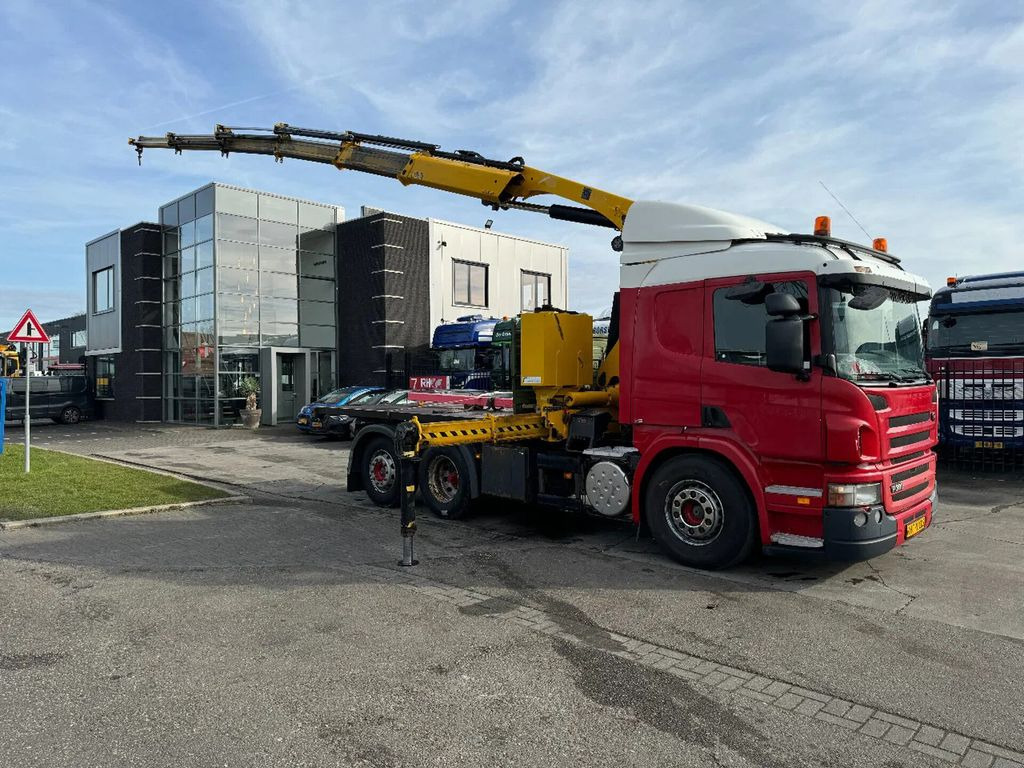 Scania P380 6X2 HIAB 288 + REMOTE CONTROL + PLATEAU - شاحنة جرار: صور 1 Scania P380 6X2 HIAB 288 + REMOTE CONTROL + PLATEAU - شاحنة جرار: صور 1