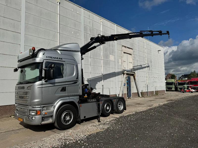 Scania R450 6X2 HMF 2120 K5 + REMOTE CONTROL - شاحنة كرين: صور 1 Scania R450 6X2 HMF 2120 K5 + REMOTE CONTROL - شاحنة كرين: صور 1