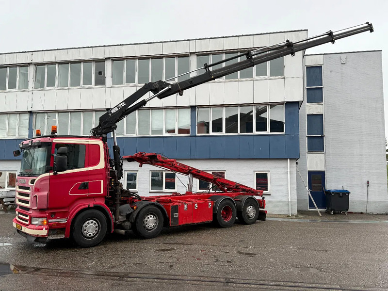 Scania R480 8X2 + HIAB 220-4 + REMOTE + HIAB MULTILIFT - شاحنة - نظام الكابلات, شاحنة كرين: صور 2 Scania R480 8X2 + HIAB 220-4 + REMOTE + HIAB MULTILIFT - شاحنة - نظام الكابلات, شاحنة كرين: صور 2