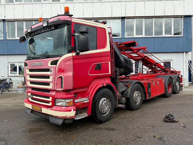 Scania R480 8X2 + HIAB 220-4 + REMOTE + HIAB MULTILIFT - شاحنة - نظام الكابلات, شاحنة كرين: صور 4 Scania R480 8X2 + HIAB 220-4 + REMOTE + HIAB MULTILIFT - شاحنة - نظام الكابلات, شاحنة كرين: صور 4