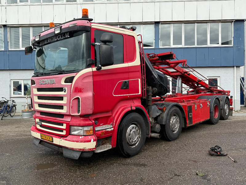 Scania R480 8X2 + HIAB 220-4 + REMOTE + HIAB MULTILIFT - شاحنة - نظام الكابلات, شاحنة كرين: صور 4 Scania R480 8X2 + HIAB 220-4 + REMOTE + HIAB MULTILIFT - شاحنة - نظام الكابلات, شاحنة كرين: صور 4