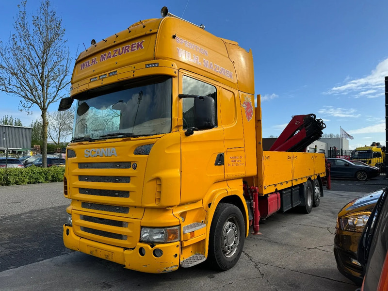 شاحنات مسطحة, شاحنة كرين Scania R500 V8 6X2 EURO 5 + HIAB 377EP-4XS + REMOTE CONTROL + RETARDER: صور 10