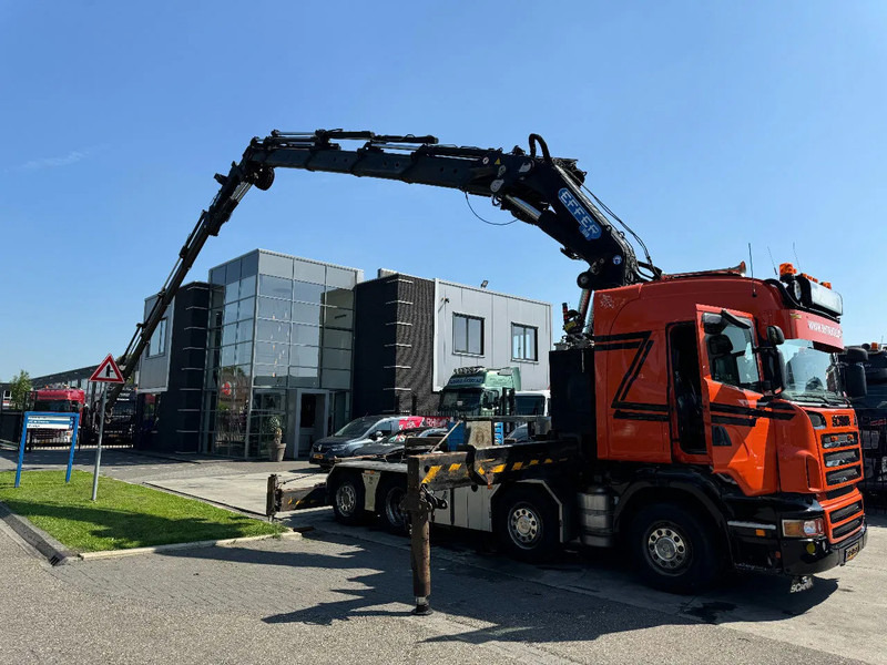 Scania R560 V8 8X2 + EFFER CRANE 1550 6S + FLYJIP 6XHYDR + REMOTE + WINCH - شاحنة كرين: صور 4 Scania R560 V8 8X2 + EFFER CRANE 1550 6S + FLYJIP 6XHYDR + REMOTE + WINCH - شاحنة كرين: صور 4
