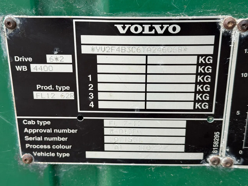 تأجير Volvo FL 12.420 6X2 MANUAL GEAR / FULL STEEL SUSP. / 10 TYRES / HUB REDUCT. + CABLELIFT TIPPER + CONTAINER FLATBED Volvo FL 12.420 6X2 MANUAL GEAR / FULL STEEL SUSP. / 10 TYRES / HUB REDUCT. + CABLELIFT TIPPER + CONTAINER FLATBED: صور 19