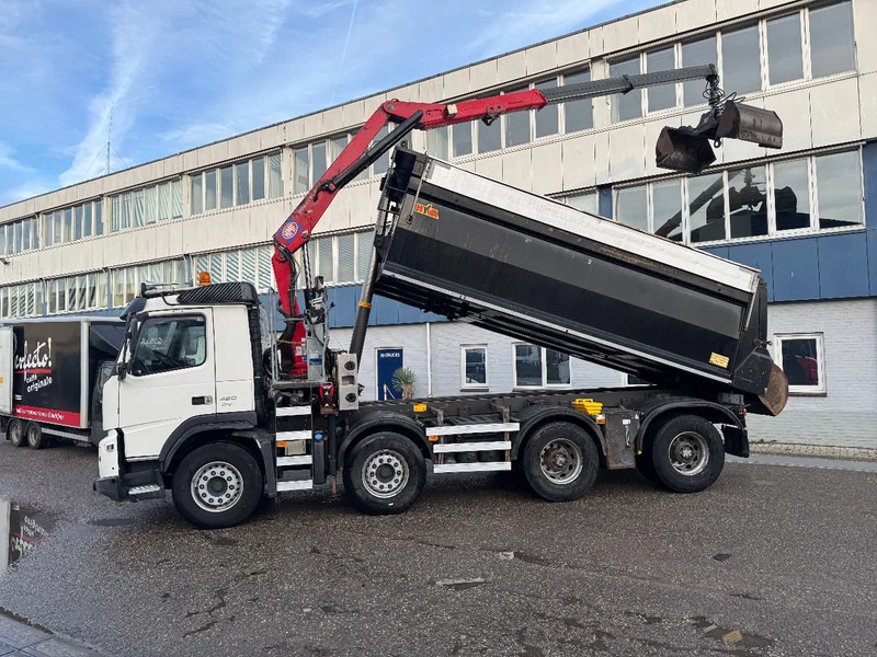 Volvo FMX 420 8X4 HMF 1643Z2 + REMOTE CONTROL + HYVA KIPPER - قلابات, شاحنة كرين: صور 2 Volvo FMX 420 8X4 HMF 1643Z2 + REMOTE CONTROL + HYVA KIPPER - قلابات, شاحنة كرين: صور 2