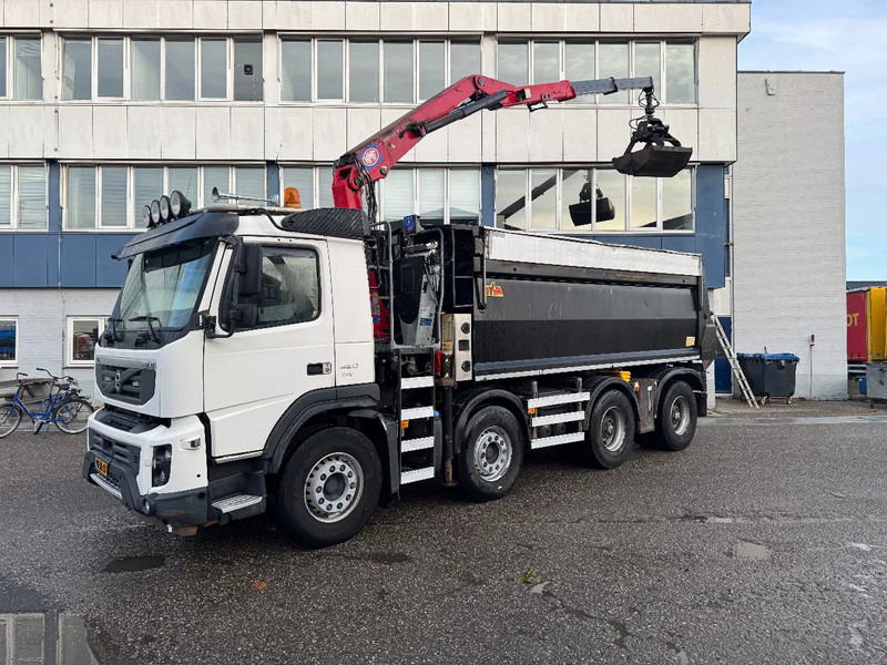 Volvo FMX 420 8X4 HMF 1643Z2 + REMOTE CONTROL + HYVA KIPPER - قلابات, شاحنة كرين: صور 5 Volvo FMX 420 8X4 HMF 1643Z2 + REMOTE CONTROL + HYVA KIPPER - قلابات, شاحنة كرين: صور 5