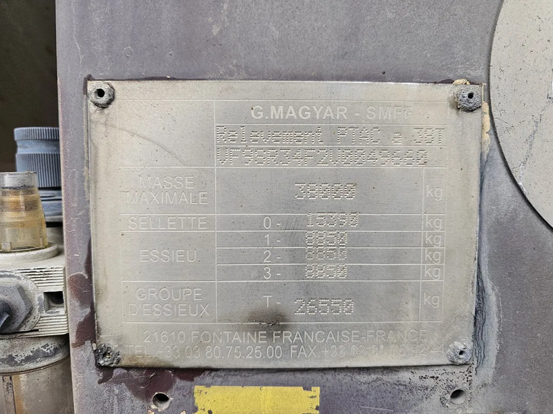 نصف مقطورة صهريج Magyar RVS - INOX - 38.5 M3- 7 Comp.: صور 13 نصف مقطورة صهريج Magyar RVS - INOX - 38.5 M3- 7 Comp.: صور 13