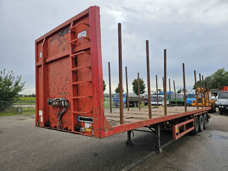 Trax 3 Meter extendable - MAX 15.5 meter long + Lifting axle - نصف مقطورة مسطحة: صور 1 Trax 3 Meter extendable - MAX 15.5 meter long + Lifting axle - نصف مقطورة مسطحة: صور 1