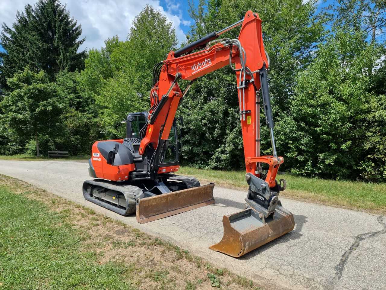 KUBOTA KX 080-4a2 - حفارة مصغرة: صور 4 KUBOTA KX 080-4a2 - حفارة مصغرة: صور 4